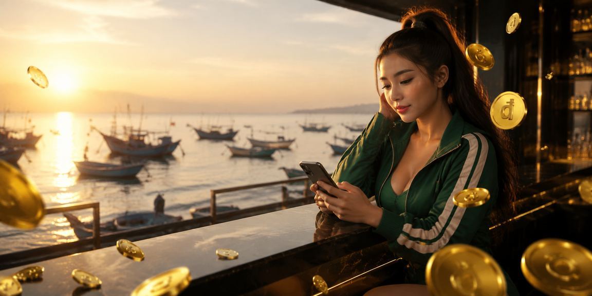 Người dùng nhận hoàn tiền rebate tại bãi biển Mũi Né qua điện thoại